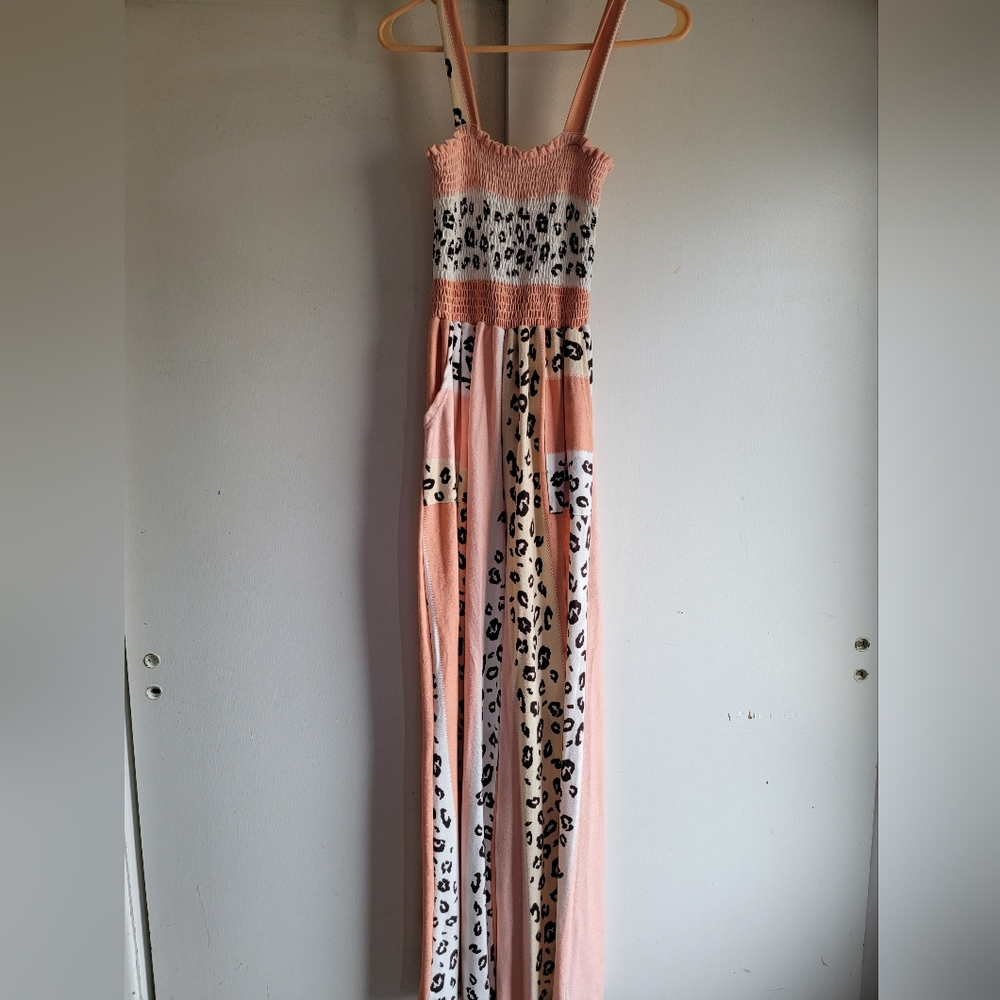 Pretty Pink and Animal Print Women's Jumper